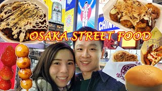 Osaka Street Food Guide  Dotonbori Kuromon Market Namba Food Adventure [upl. by Reh]