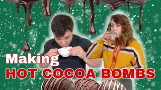 Making Hot Cocoa Bombs DELISH [upl. by Ikik]