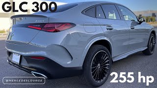 The 2025 Mercedes GLC 300 4MATIC Coupe is a sporty luxurious and all wheel drive compact SUV [upl. by Elenore]