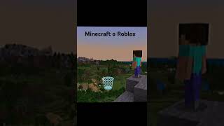 Minecraft  Roblox é o melhor [upl. by Bowerman535]