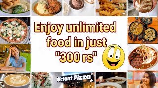 Unlimited food in just 300 Rs  unlimited pizza and Italian food  unlimited buffet  pune’s cafe [upl. by Allets]