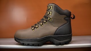 Best Affordable All Leather Waterproof Hiking Boots  Itaska Federal Hiking Boots [upl. by Nevla]