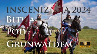 Bitwa pod Grunwaldem  Battle of Grunwald  Tannenberg  inscenizacja 2024 [upl. by Maidie831]