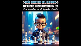 Niño Prodigio del Ajedrez Indichenko 1802 Vs Tweedledum 1311🤯🖖🏻😎♟🔥 [upl. by Ellga]