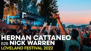 HERNAN CATTANEO b2b NICK WARREN at LOVELAND FESTIVAL 2022 [upl. by Ahtela]