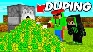 How I Secretly Duped Everyones XP In This Minecraft SMP [upl. by Natanoj]