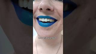 A quick lip tutorial for alt makeup 💙🩵💚 [upl. by Notliw]