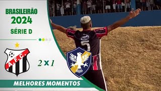 Anápolis 2 x 1 Retrô  série D 2024  Final primeiro  Melhores momentos  Futebol NORTISTA é aqui [upl. by Ardnalac]