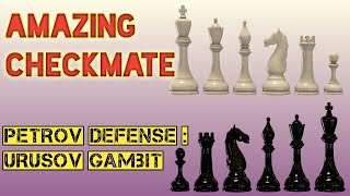 Petrovs defense urusov gambit । petrov defense trap । petrov defense । urusov gambit । chess traps [upl. by Woermer]