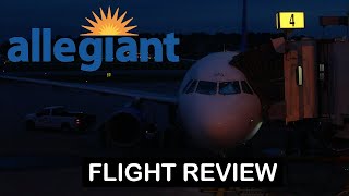 Allegiant Airbus A320 Flight Review  Knoxville TYS  Orlando SFB [upl. by Lokcin]