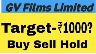 gv films share latest news  gv films latest news  gv films share  gv films ltd Target [upl. by Leverett]