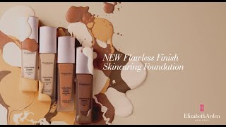 NEW Flawless Finish Skincaring Foundation  Fresh Take On Flawless  Elizabeth Arden [upl. by Aihsenad]