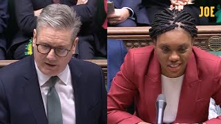 HIGHLIGHTS Keir Starmer laughs at Kemi Badenoch’s “fantasy questions” at PMQs [upl. by Lasorella]