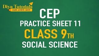 9th Class SST Worksheet 11 Solution for Competency Enhancement Exam 2024 [upl. by Ardnossak]