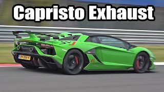 Lamborghini Aventador SVJ with Capristo Exhaust System [upl. by Latif688]