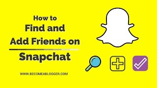 How to Find and Add Friends on Snapchat [upl. by Esinyl]