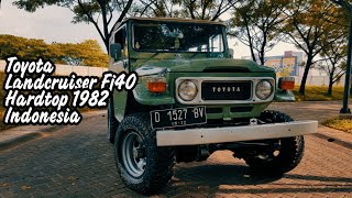 Review Land Cruiser Fj40 quothardtopquot 1982  Indonesia [upl. by Ecnerwal]