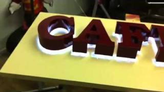 Reverse Lit Channel Letters [upl. by Estell809]