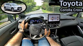 2023 Toyota Corolla Cross 20 Hybrid  POV drive [upl. by Aloivaf]