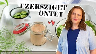 Eredeti ezersziget öntet recept 🥗 salátaöntet házilag 🌿 [upl. by Pyotr]