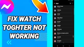 How to fix watch together not working On Messenger [upl. by Dotson]