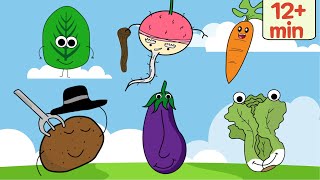 Vegetable Soup Song More Kids Songs  English Tree TV [upl. by Aicilana]