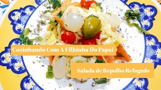 Salada de Repolho Refogado [upl. by Nitsirc]