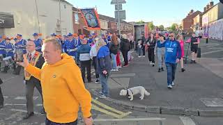 Whiterock Flute Band Shankill Arch Dedication Shankill June 2024 Wee Spot in Europe [upl. by Ayom]