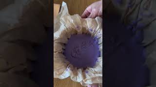 Burnt Ube Basque Cheesecake from Scratch asmr [upl. by Lotsirb]