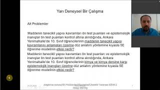 Nicel araştırma sorusuAlt problemlerHipotezlerTip 1 hataTip 2 hataLiteratür taraması [upl. by Nysa]