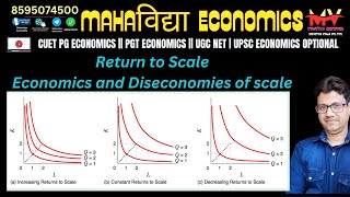 Return to scale  economics and diseconomies of scale [upl. by Anilec]