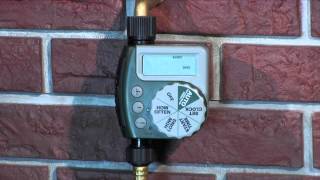 How to Program an Orbit Single Outlet Hose Faucet Timer [upl. by Lawlor]