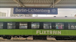 FlixTrainbaubedingter Halt in BerlinLichtenberg FLX1237 BerlinLichtenberg [upl. by Avra]