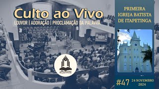 Culto de Louvor e Adoração 47  24112024 [upl. by Eitnom]