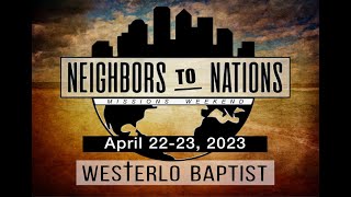 quotNeighbors to Nationsquot Missions Conference Weekend  quotTo Athens with Lovequot  Acts 171634 [upl. by Gomar]