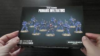 Primaris InfiltratorsIncursors  Unboxing WH40K [upl. by Ketchan]