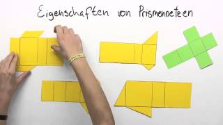 Netze von Prismen  Mathematik  Geometrie [upl. by Finnegan]