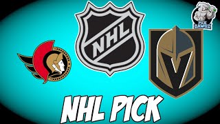 Ottawa Senators vs Vegas Golden Knights 11421 NHL Free Pick Free NHL Betting Tips [upl. by Leduar]