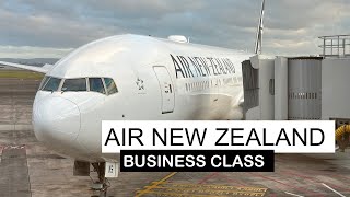 AIR NEW ZEALAND BUSINESS CLASS Auckland to Los Angeles NZ6 Boeing 777 300er [upl. by Yreved924]