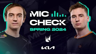 BMing in Finals  Kia Mic Check  2024 LEC Spring Finals [upl. by Yemaj]