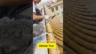 K379 design tile installation 🔥🔥😱😱shorts construction [upl. by Pasadis]