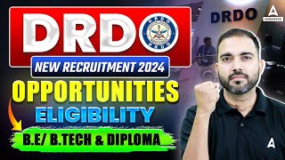 DRDO Recruitment 2024 for Diploma amp BTech  Complete Information for Apprenticeship [upl. by Gnirps]