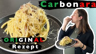 Carbonara  das 🇮🇹ORIGINAL🇮🇹 Rezept [upl. by Nnaacissej44]