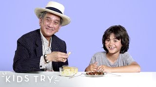 Kids Share Their Favorite Snack With Their Grandparents Round 3  Kids Try  HiHo Kids [upl. by Jeth]