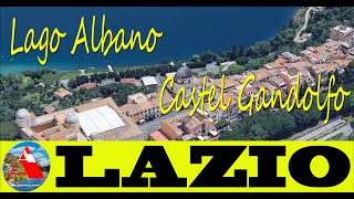 Castel Gandolfo  Lago Albano  Lazio  Italy  Walking Tour [upl. by Rika639]