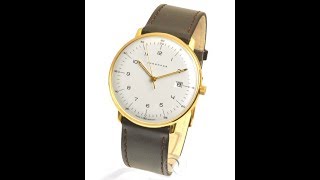 Junghans Max Bill Quarz Ref 041787200 FM12220 [upl. by Eohce]