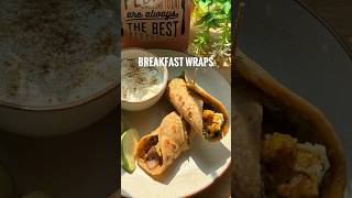 Healthy breakfast in 30 minutes breakfast wraprecipe quickrecipe [upl. by Gosnell]