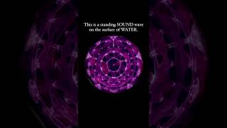 Physics of sound Cymatics This video was captured using just water light and sound resonance [upl. by Cari]