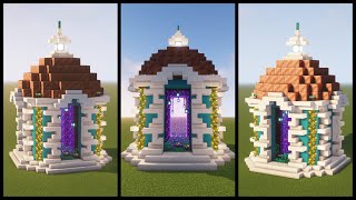 Minecraft Nether Portal Design [upl. by Peadar]