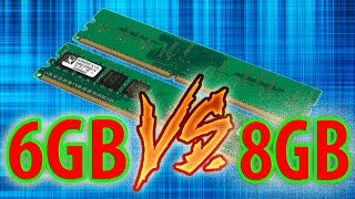 6GB VS 8GB RAM IN 5 GAMES [upl. by Jennee]